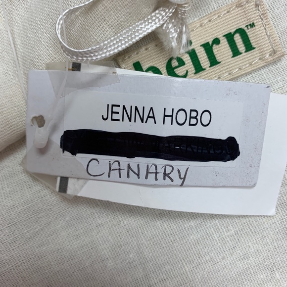 NWT Bairn snakeskin leather Jenna Canary hobo bag - Picture 7 of 8